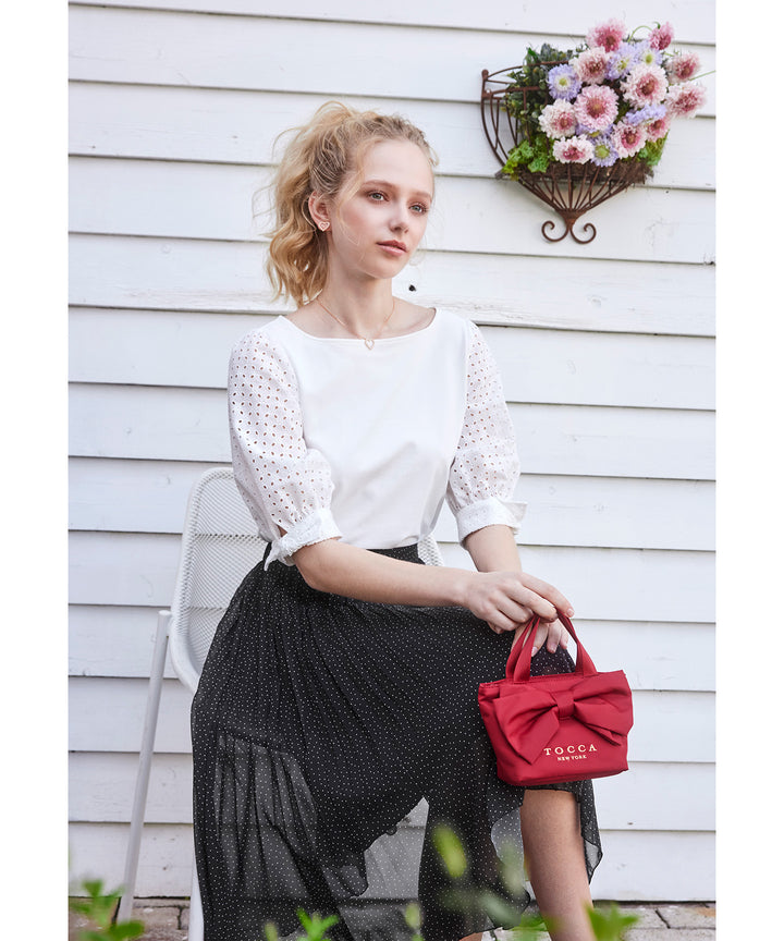 トッカ　TOCCA リボン　プリーツスカート　danceスカート トッカ TOCCA リボン プリーツスカート danceスカート