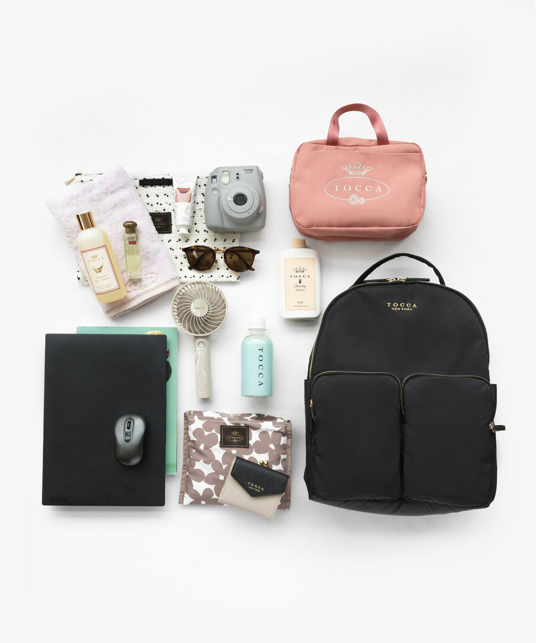 TOCCA ブラック リュックサック ポーチ付き SIDE RIBBON BACKPACK – TOCCA OFFICIAL SITE