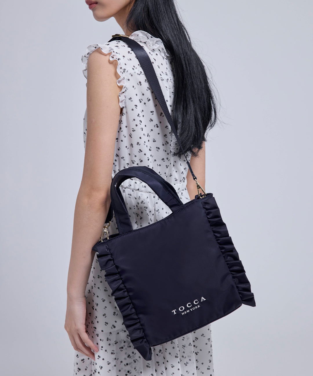 TRIM WAVES TWEED MINI TOTE – TOCCA OFFICIAL SITE