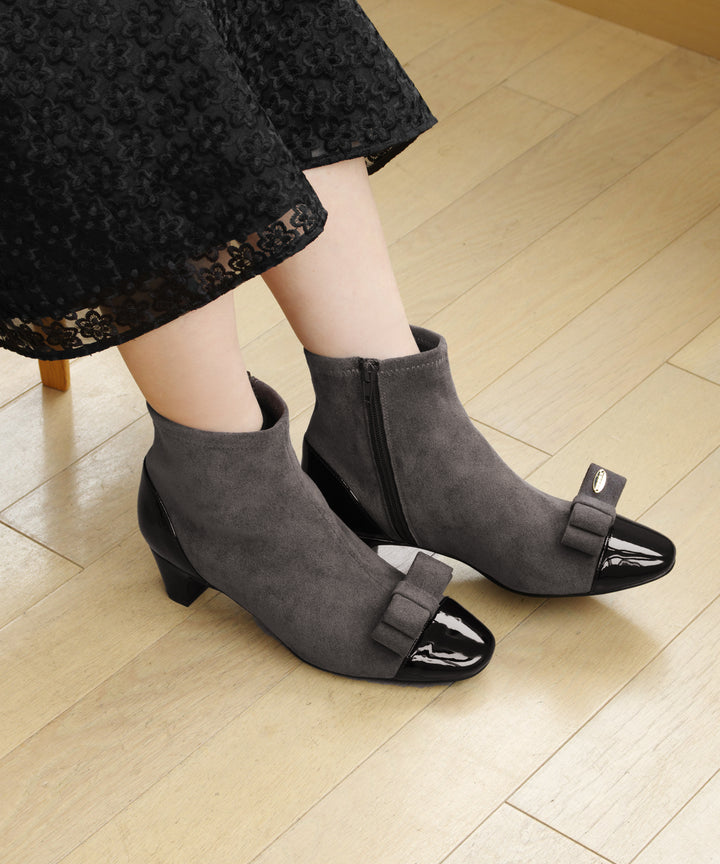 N.O.R.C ノーク　【LETICIA】RIBBON-VELVET 完売品 NOBLE RIBBON SHORT STRECHBOOTS – TOCCA OFFICIAL SITE