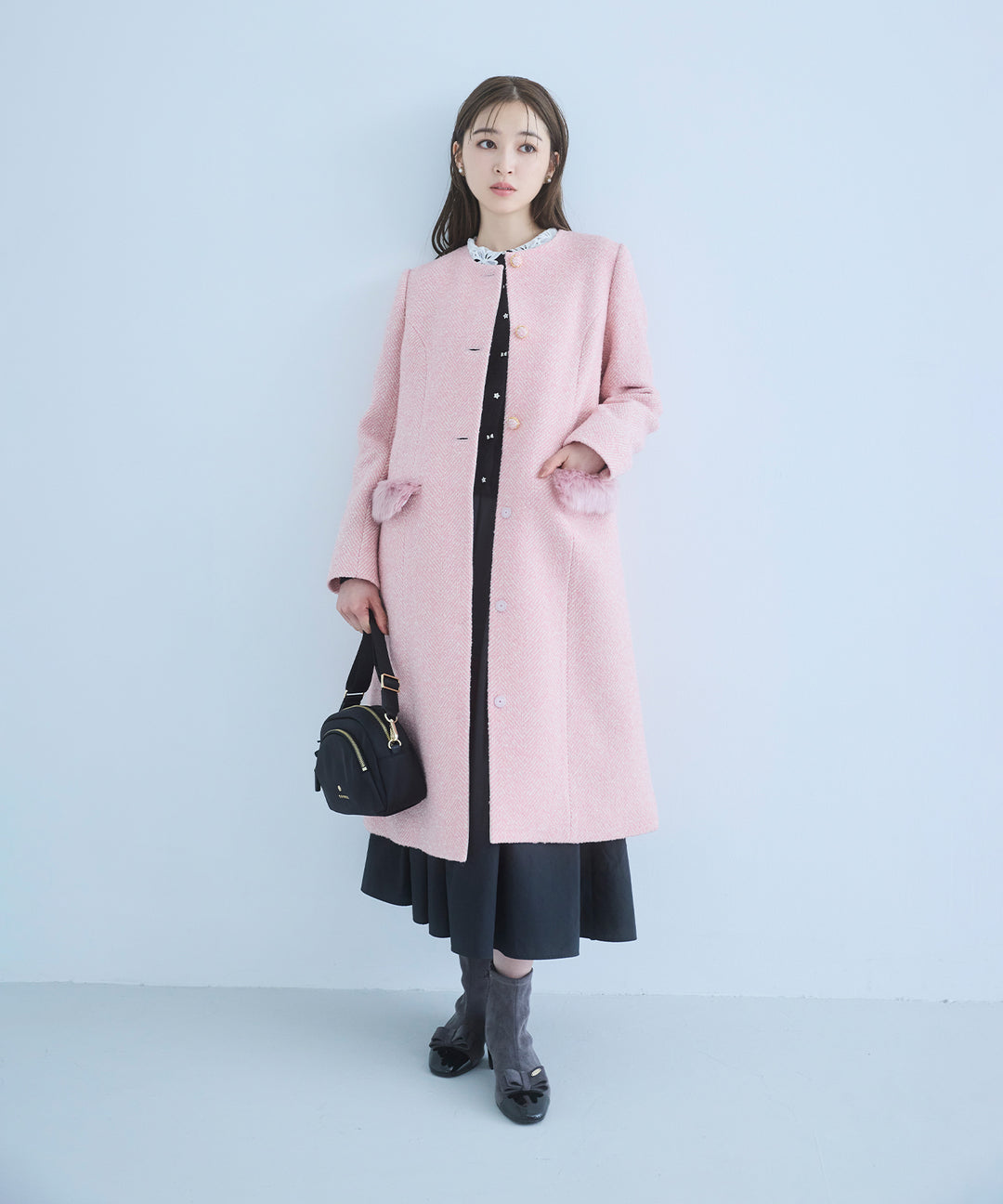 ✳︎TOCCA 110 ガールズ　ウール　アンゴラ　コート　ピンク✳︎ LUNAE NYLON BAG – TOCCA OFFICIAL SITE