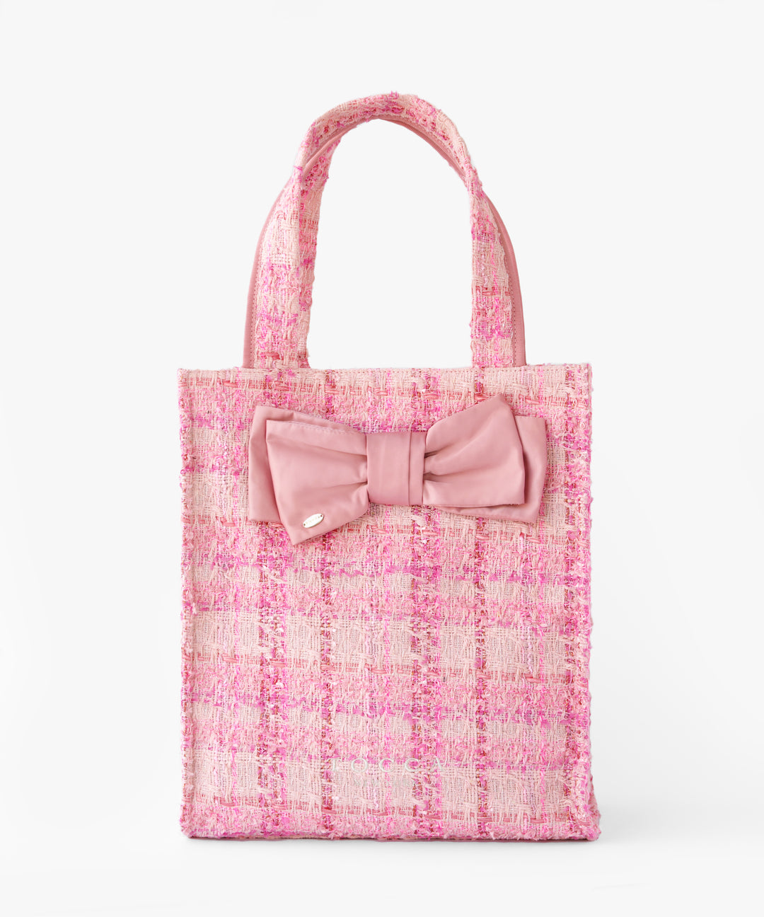 みこう新品タグ付★トッカTOCCAカットワークが可愛いい桜ピンク✕ホワイト みこう様専用新品タグ付☆トッカTOCCAカットワークが可愛いい桜