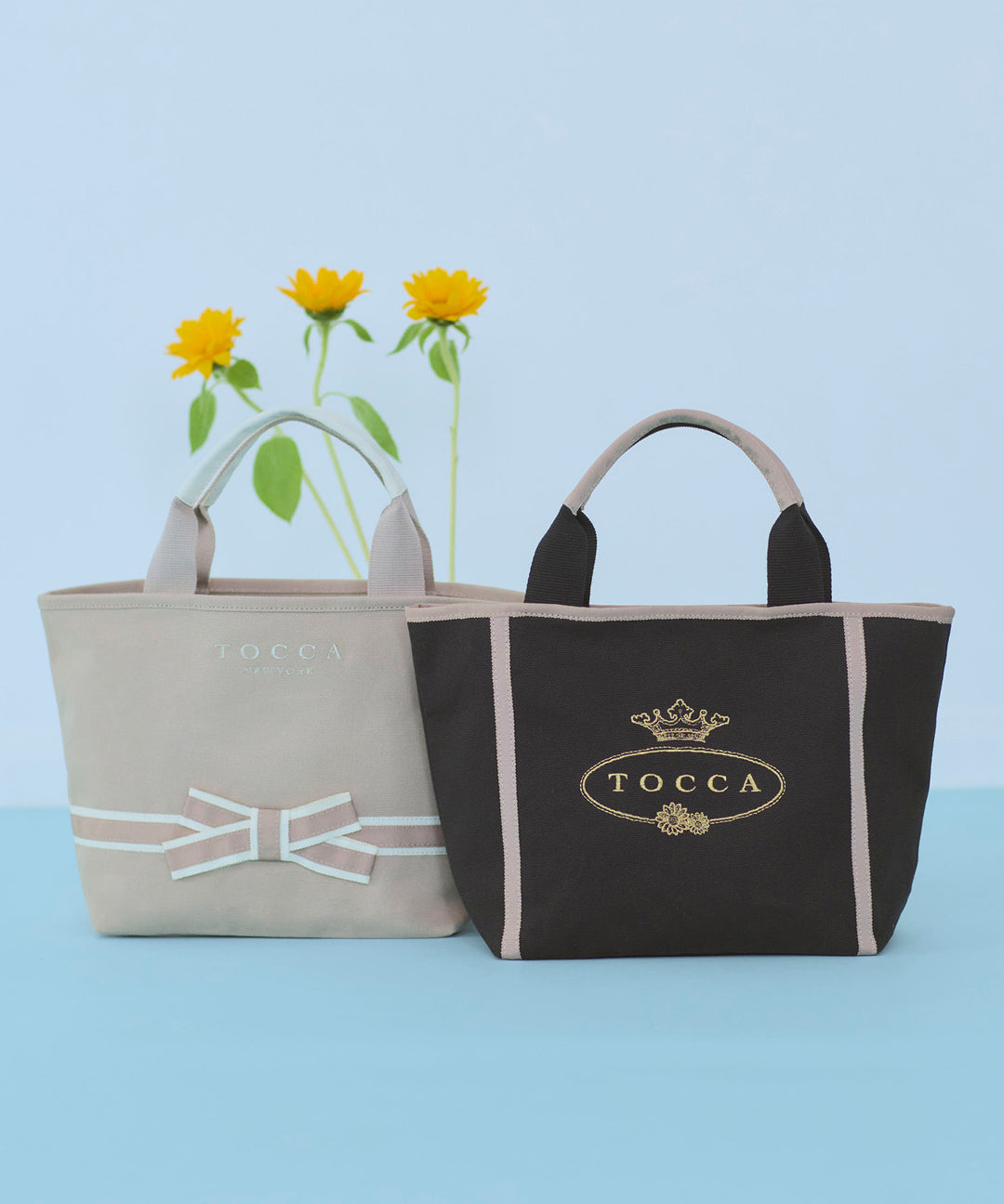 BOW BRIDGE CANVAS TOTE – TOCCA OFFICIAL SITE