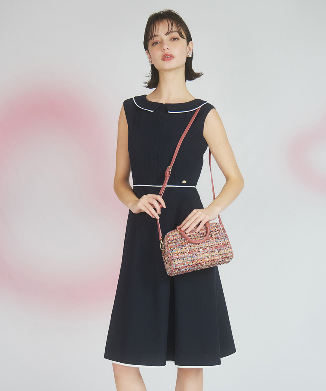 ✨TOCCA✨花柄ワンピース✨ライラック☆6❤️ TOCCA トッカ 花柄 刺繍 ワンピース XS (エムズグレイシー