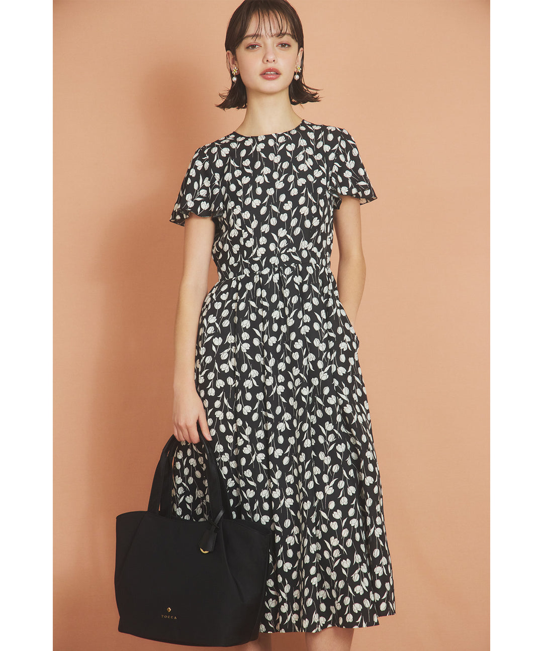 ✨TOCCA✨花柄ワンピース✨ライラック☆6❤️ ☆TOCCA トッカ☆ ライラック系 LOVE GARDEN ワンピース 6