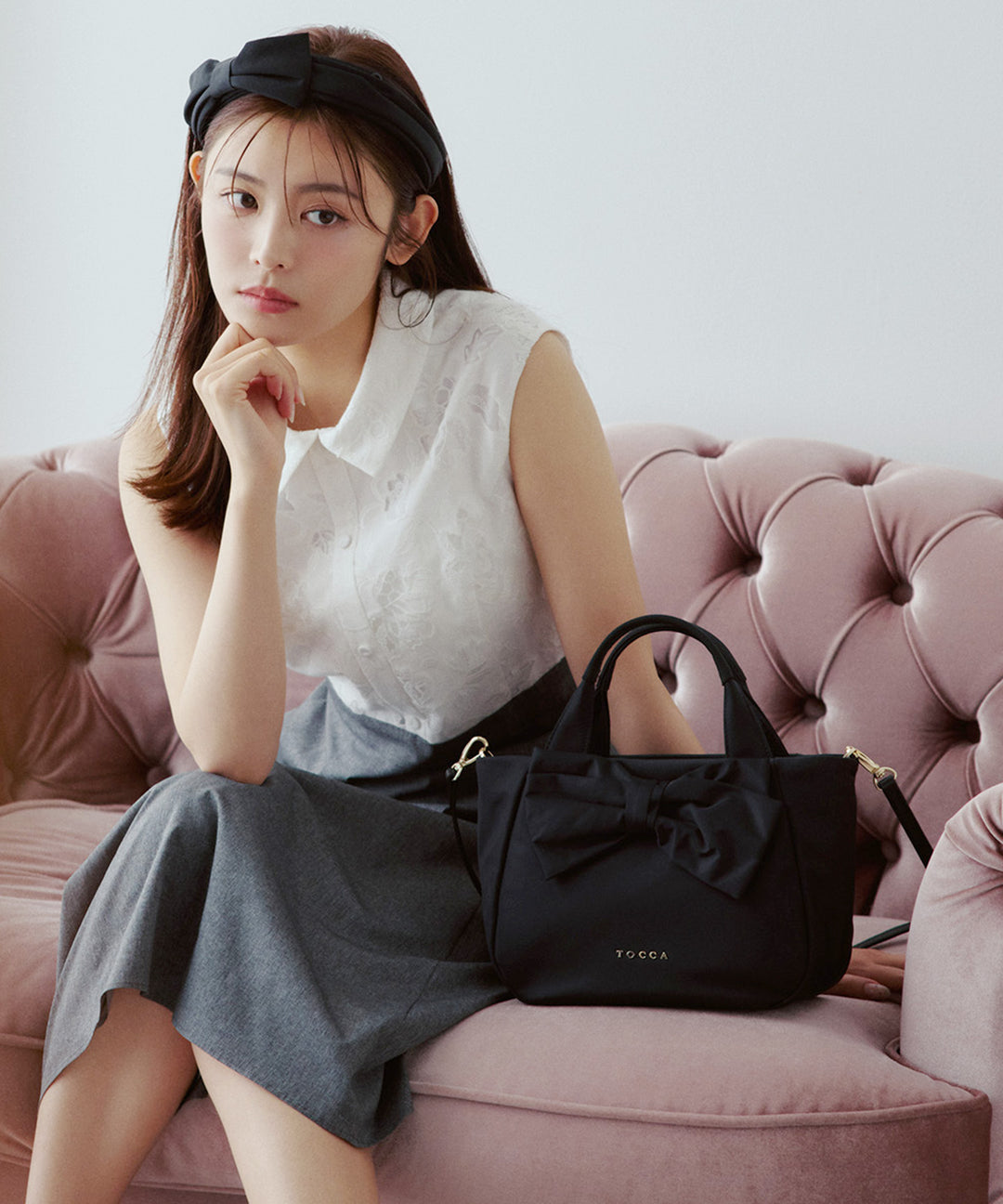 RIBBON CUBE NYLONMINI TOTE – TOCCA OFFICIAL SITE