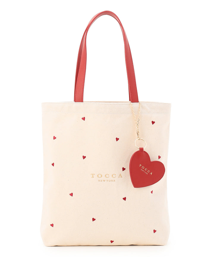 TOCCA ハート刺繍 トートバッグ WEB・SOME STORES LIMITED】LUCKY TWINKLE CANVASTOTE – TOCCA