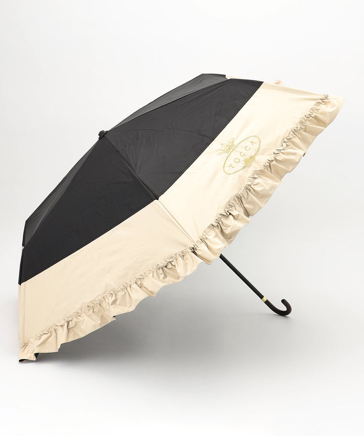 【晴雨兼用】TOCCAトッカ LOGO FRILL UMBRELLA 折り畳み傘 LOGO FRILL UMBRELLA – TOCCA OFFICIAL SITE