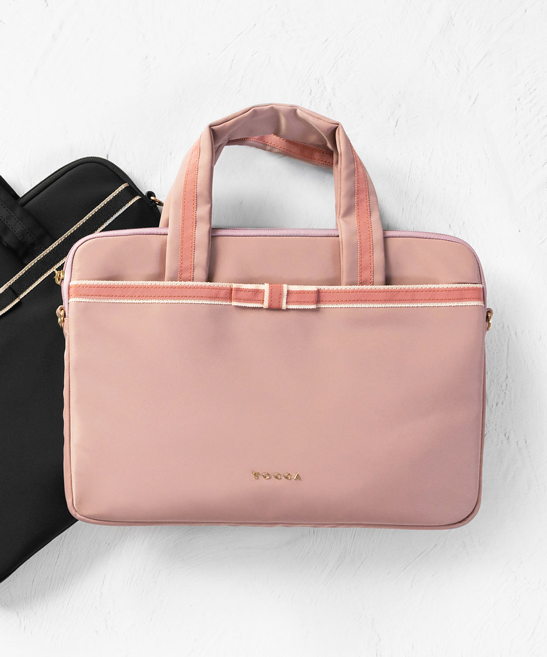 トッカ パソコンバッグ PCバッグ TOCCA ブラック PCケース TOCCA ビジネスバッグ TINY RIBBON PCバッグ レディース