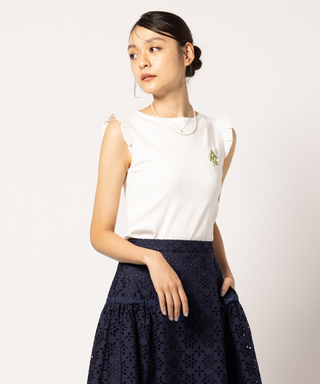 TOCCA　トッカ　5部袖ニット　BEACH PARASOL LITTLE MIMOSA – TOCCA OFFICIAL SITE