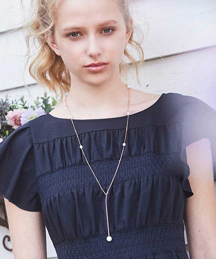 Lisa maylaclassic クレアレーヌアムール ネックレスセット PEARL WALTZ LARIAT NECKLACE – TOCCA OFFICIAL SITE