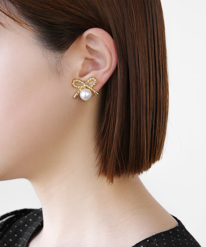 RIBBON PEARL EARRINGS – TOCCA OFFICIAL SITE