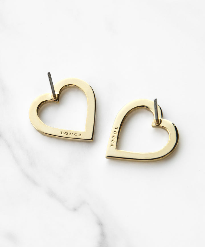 手染めビーズ くすみピンク ラメ ハート♡冬 雪の結晶★クリスタルガラス ピアス WISH IN HEART PIERCED EARRINGS ピアス – TOCCA OFFICIAL SITE