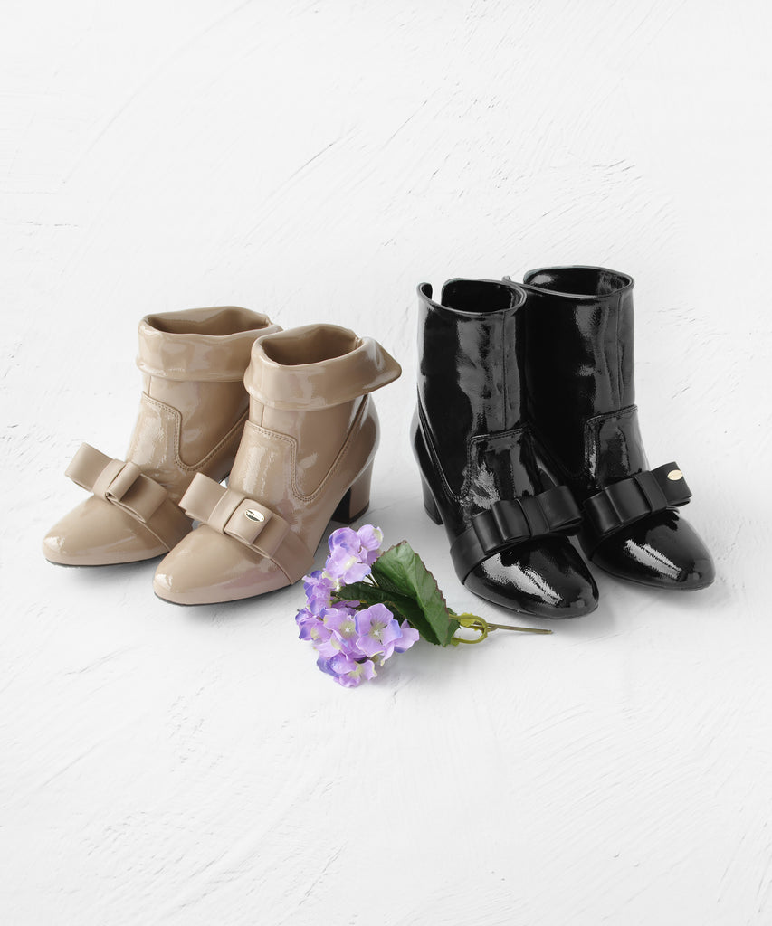 セール】 BACK RIBBON RAIN BOOTS レインブーツ （レイン