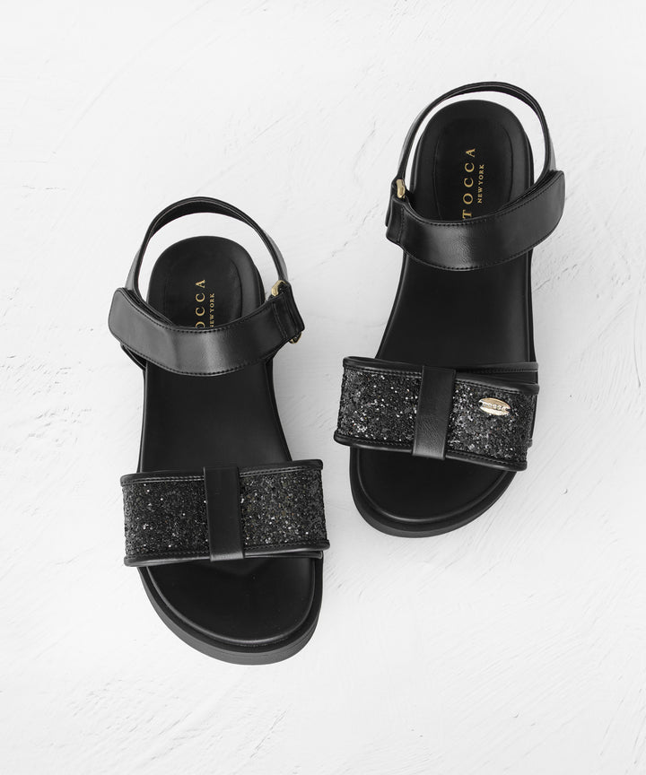 最終お値下げ‼️TOCCA....新品・未使用品 リボンサンダル GLITTER RIBBON FLAT SANDALS – TOCCA OFFICIAL SITE