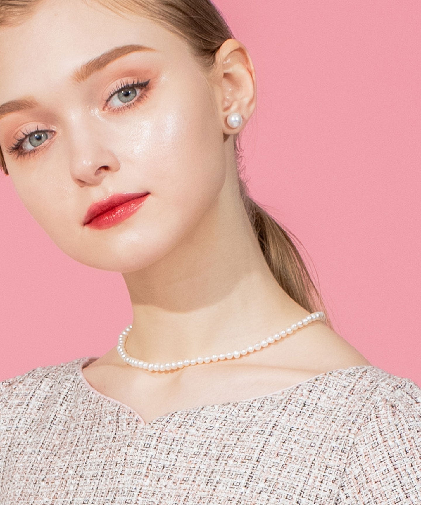 OPEN CLOVER PEARL NECKLACE – TOCCA OFFICIAL SITE