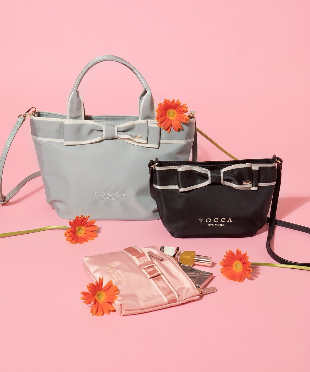 TOCCA BICOLOR RIBBON POCHETTE ポシェット BICOLOR RIBBON POCHETTE – TOCCA OFFICIAL SITE