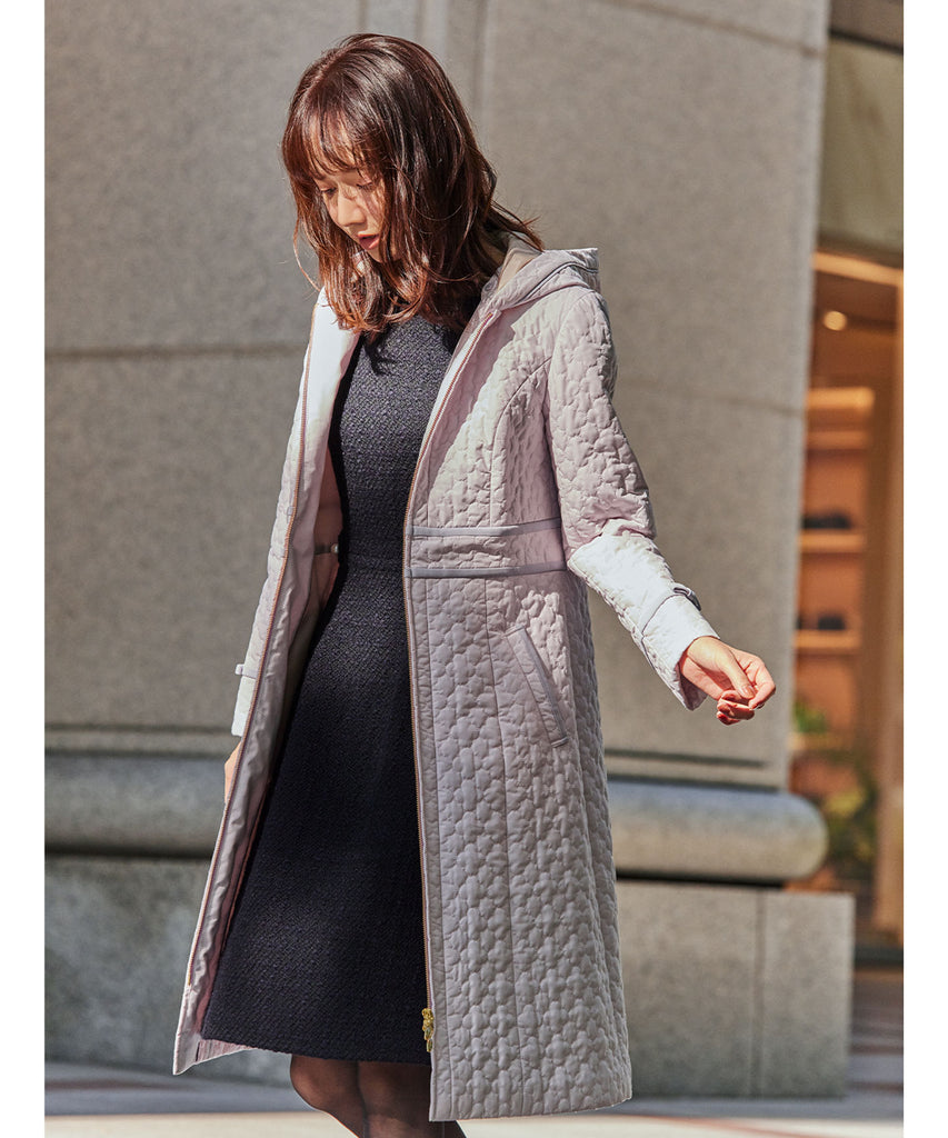 TOCCA 洗える 黒LONG STEP CARDIGAN ロングカーディガン - ジャケット 